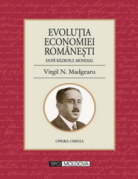 coperta carte evolutia economiei romanesti de virgil n. madgearu